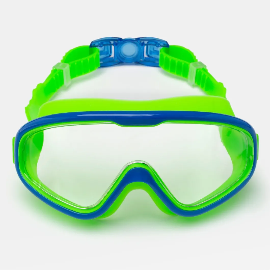Gogle pływackie dla dzieci Aqua Speed Tivano Jr 30 - zielone - bezbarwne szkła