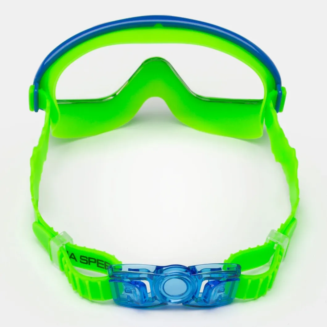 Gogle pływackie dla dzieci Aqua Speed Tivano Jr 30 - zielone - bezbarwne szkła