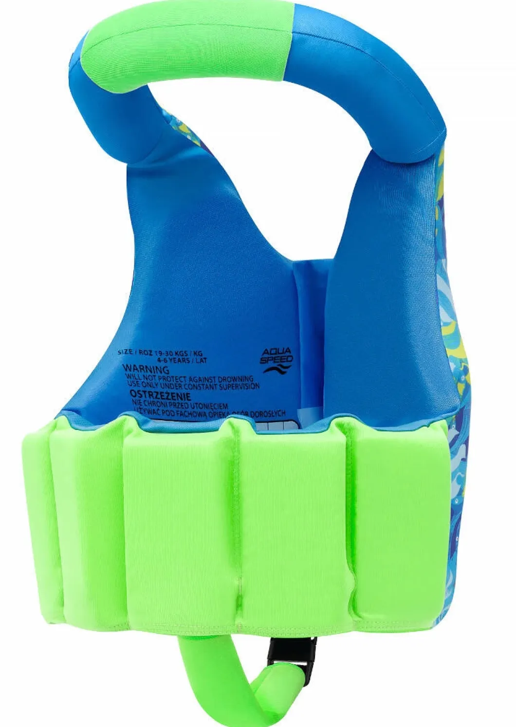 Kamizelka asekuracyjna piankowa do pływania dla dzieci Aqua Pals Aqua Speed kol. 02 - niebieska