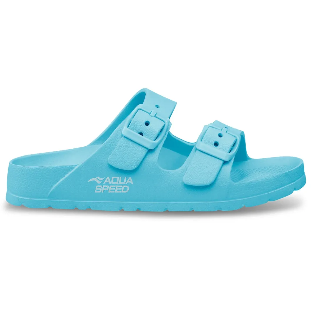 Klapki basenowe dla dzieci Aqua Speed Laredo 02 - niebieskie