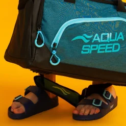 Klapki basenowe dla dzieci Aqua Speed Laredo 10 - granatowe