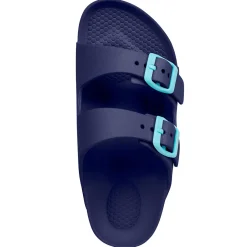 Klapki basenowe dla dzieci Aqua Speed Laredo 10 - granatowe