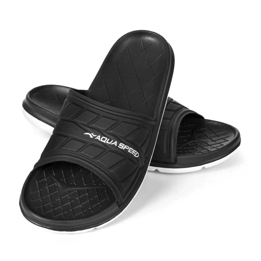Klapki basenowo - plażowe Aqua Speed Aspen 57 - czarne