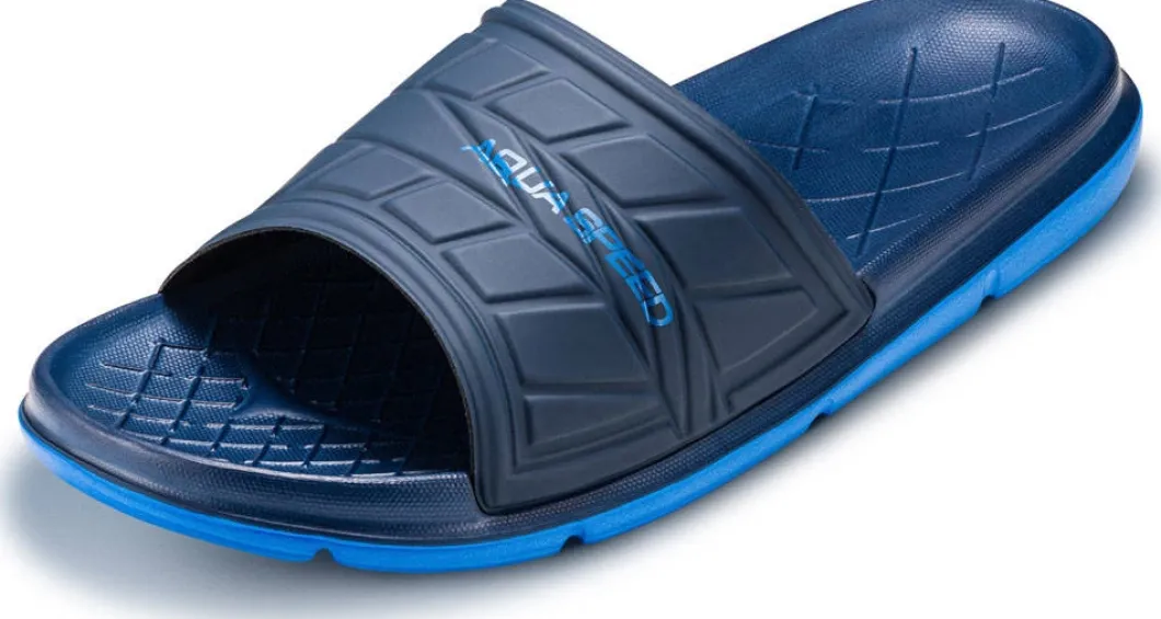 Klapki basenowo - plażowe Aqua Speed Aspen 42 - granatowe
