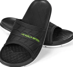 Klapki basenowo - plażowe Aqua Speed Aspen 05 - czarne