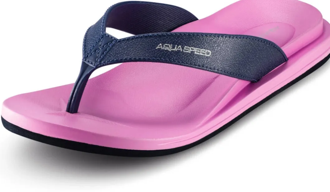 Klapki-japonki damskie basenowe Aqua Speed Solea 03 - różowe