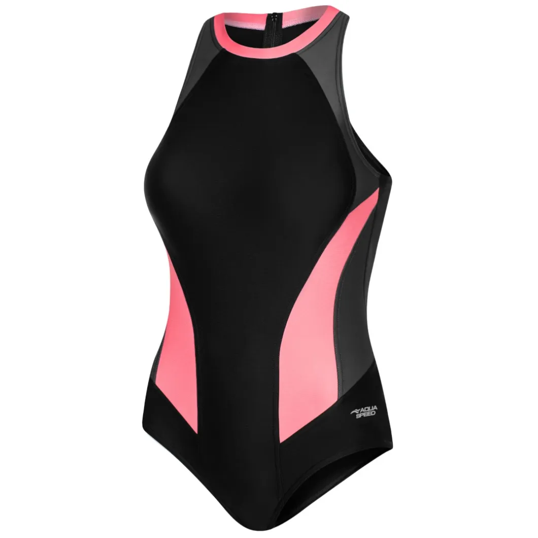 Kostium jednoczęściowy pływacki Aqua Speed Nina 133- czarny