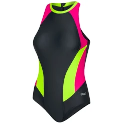 Kostium jednoczęściowy pływacki Aqua Speed Nina 383 - szary
