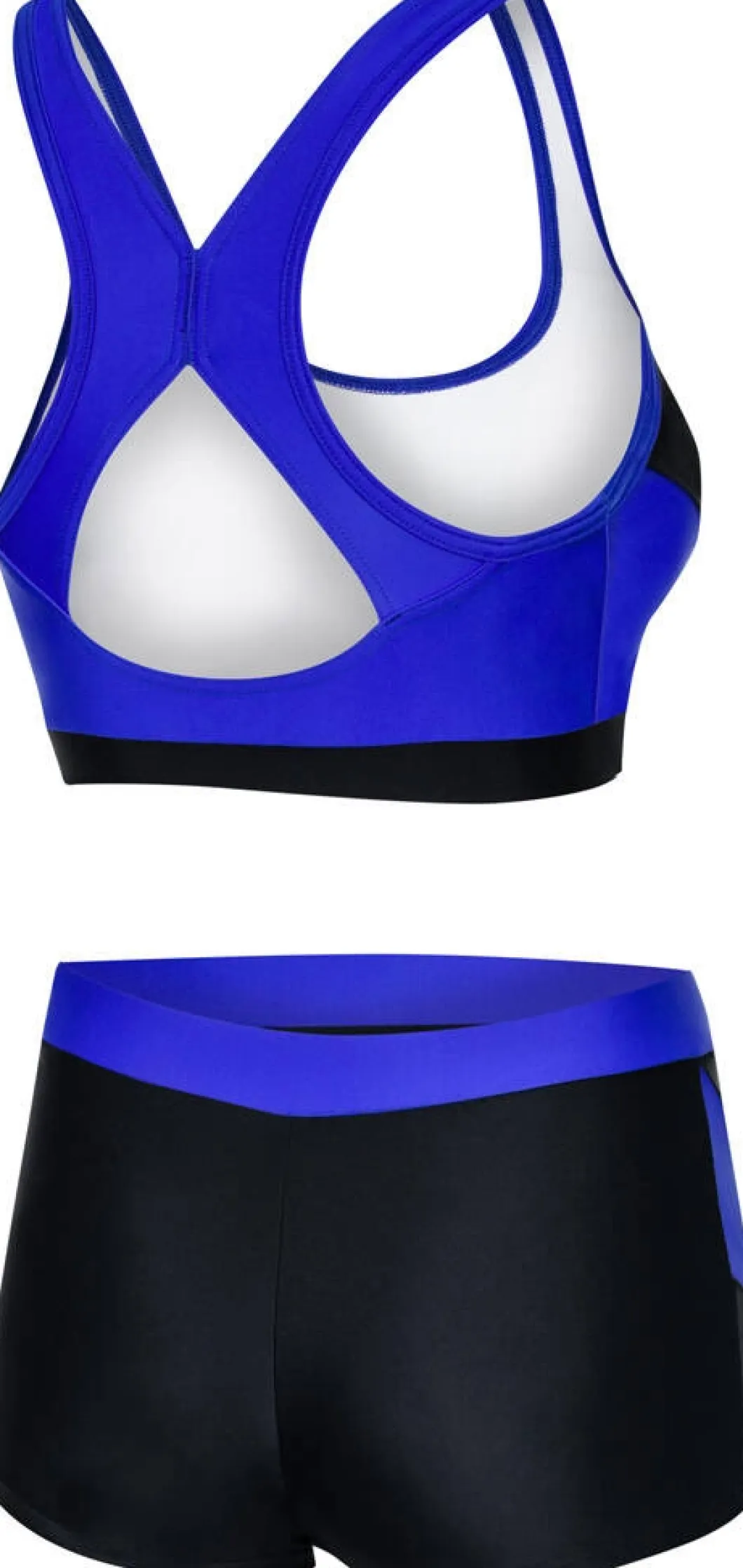 Kostium kąpielowy dwuczęściowy pływacki Aqua Speed Fiona 14 - granatowy