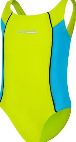 Kostium kąpielowy jednoczęściowy pływacki Aqua Speed Luna roz. 104-128 cm 82 - zielony