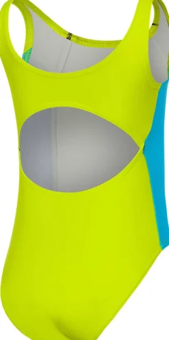 Kostium kąpielowy jednoczęściowy pływacki Aqua Speed Luna roz. 104-128 cm 82 - zielony