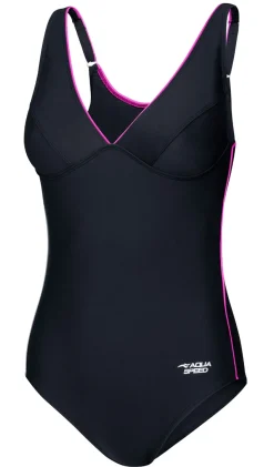 Kostium kąpielowy jednoczęściowy Aqua Speed GRACE 01 - czarny
