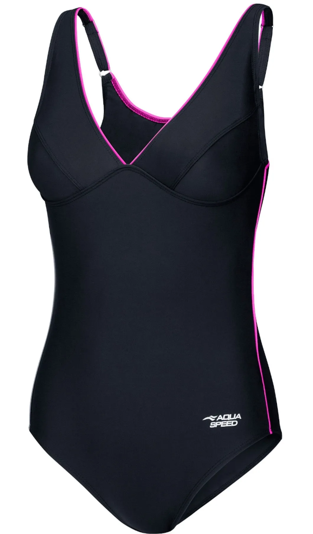 Kostium kąpielowy jednoczęściowy Aqua Speed GRACE 01 - czarny