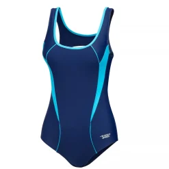 Kostium kąpielowy jednoczęściowy pływacki Aqua Speed Kate 24 - granatowy