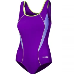 Kostium kąpielowy jednoczęściowy pływacki Aqua Speed Kate 99 - fioletowy