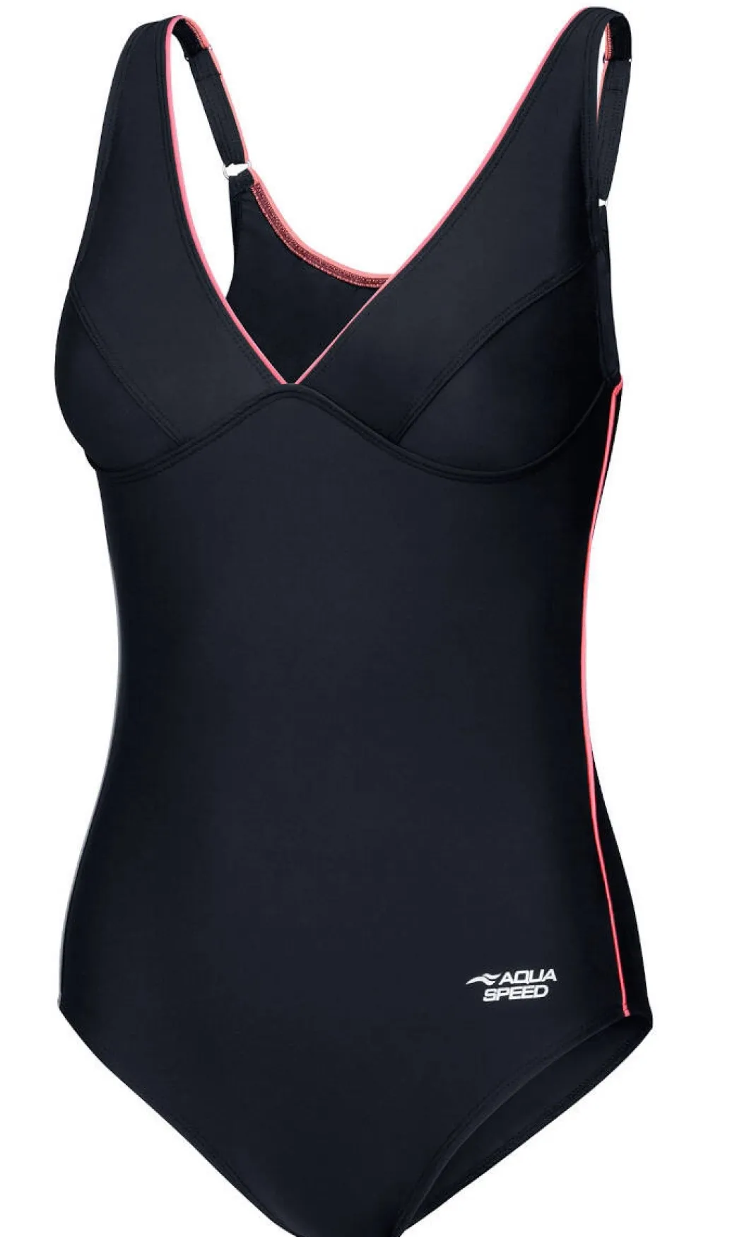 Kostium kąpielowy jednoczęściowy Aqua Speed GRACE 36 - ciemny grafit