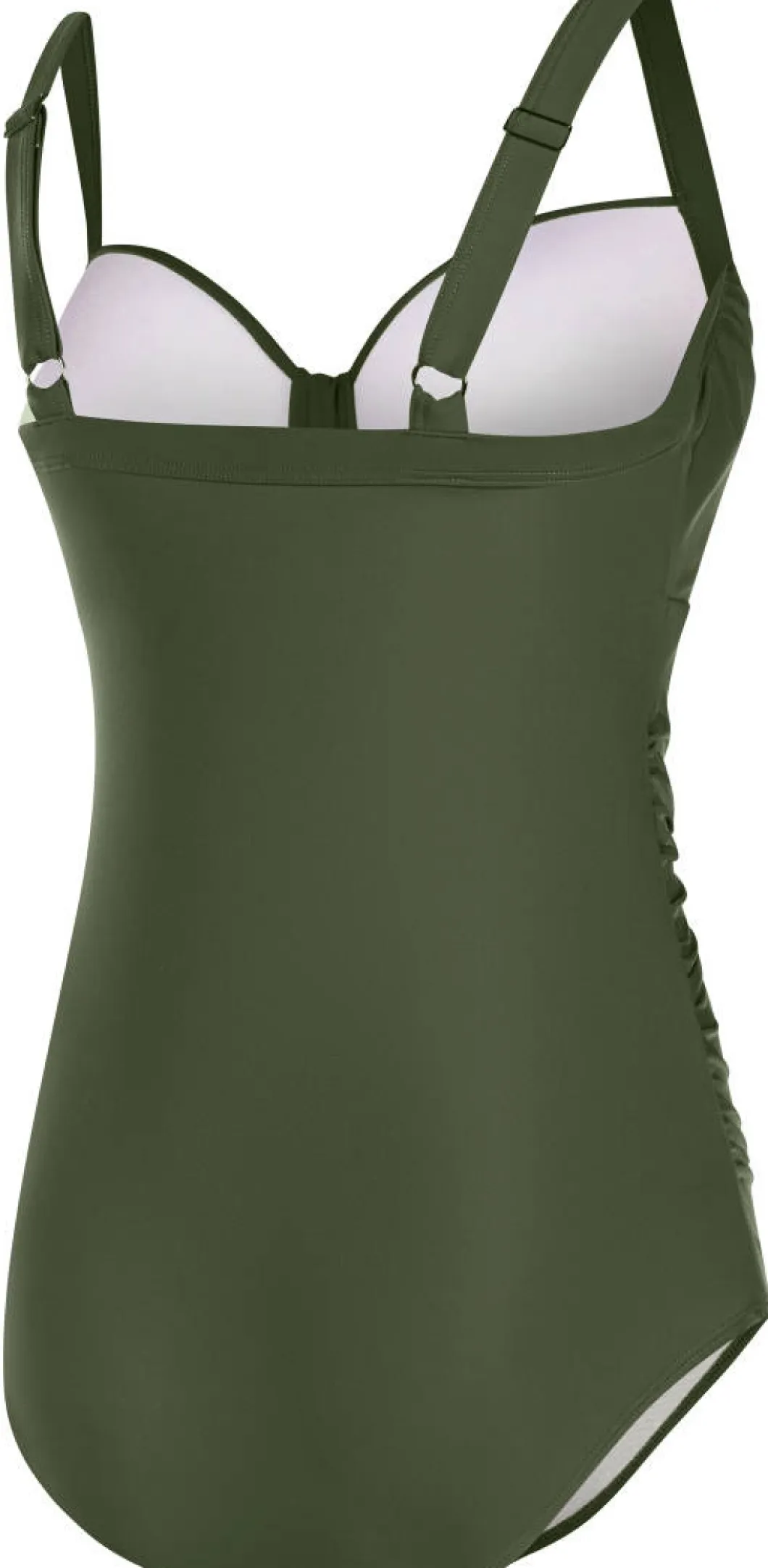 Kostium kąpielowy wyszczuplajacy damski Aqua Speed Olivia 07 - khaki