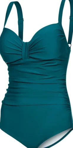 Kostium kąpielowy wyszczuplajacy damski Aqua Speed Olivia 08 - zielony