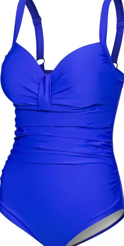 Kostium kąpielowy wyszczuplajacy damski Aqua Speed Olivia 02 - niebieski