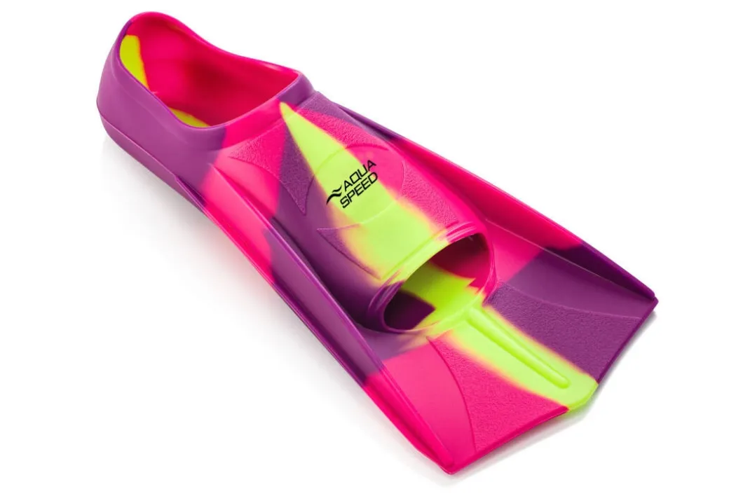 Krótkie płetwy pływackie Aqua Speed Treningowe 93 - kolorowe