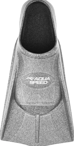 Krótkie płetwy pływackie z materiałów z recyklingu Aqua Speed Treningowe Reco 37 - szare