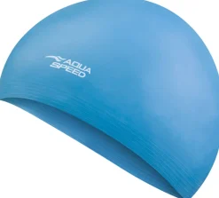 Lateksowy czepek pływacki Aqua Speed Soft Latex 01 - niebieski