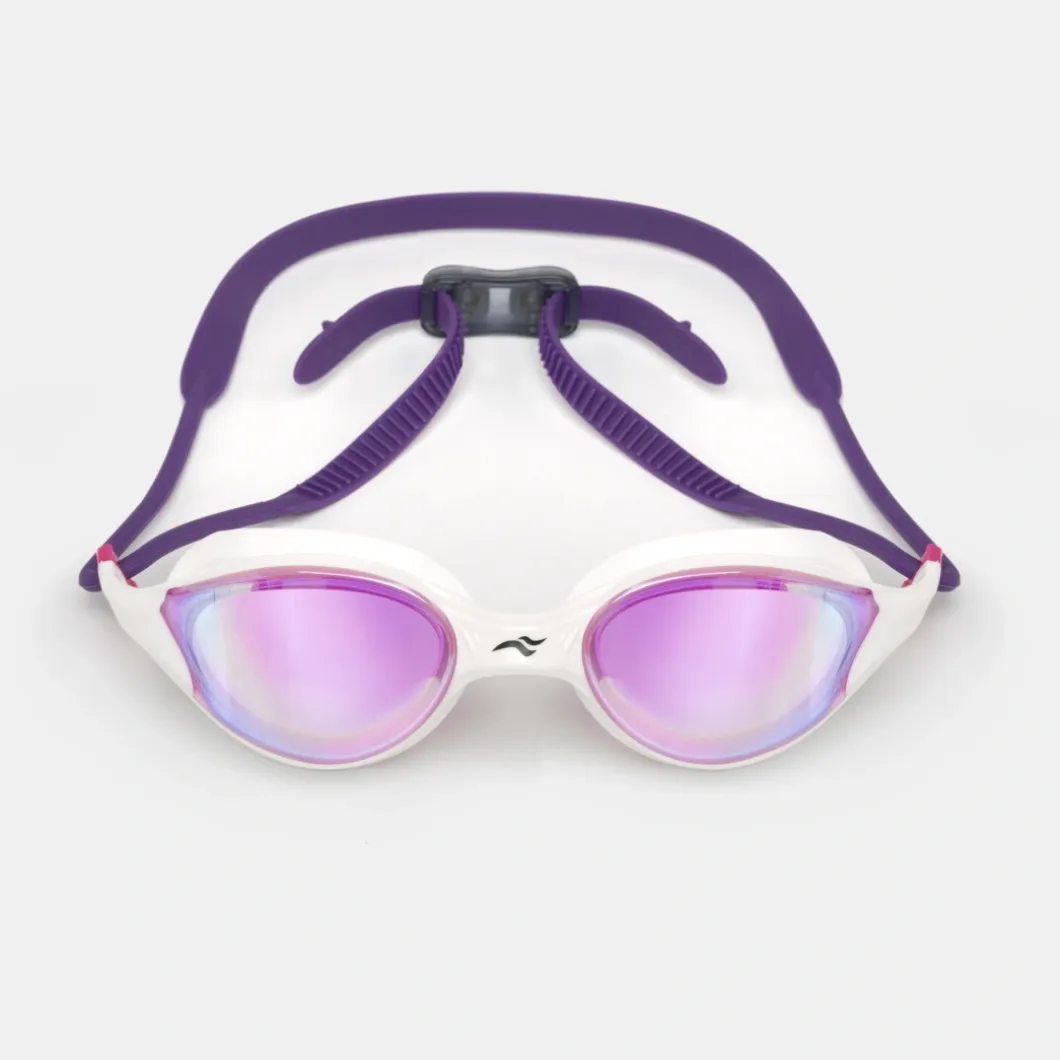 Lustrzane okulary pływackie Aqua Speed Vortex MIrror + Etui 59 - fioletowe