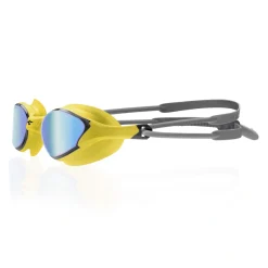 Lustrzane okulary pływackie Aqua Speed Vortex Mirror + Etui 38 - żółte