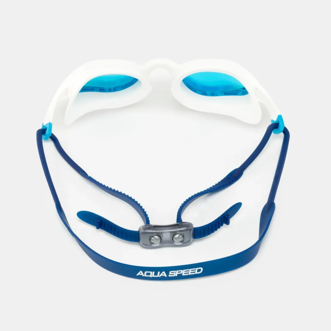 Lustrzane okulary pływackie Aqua Speed Vortex Mirror 51 - białe