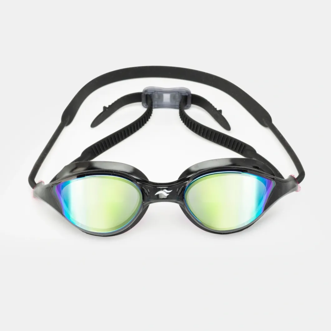 Lustrzane okulary pływackie Aqua Speed Vortex Mirror + Etui 79 - czarne