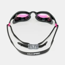 Lustrzane okulary pływackie Aqua Speed Vortex Mirror + Etui 79 - czarne
