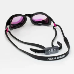 Lustrzane okulary pływackie Aqua Speed Vortex Mirror + Etui 79 - czarne