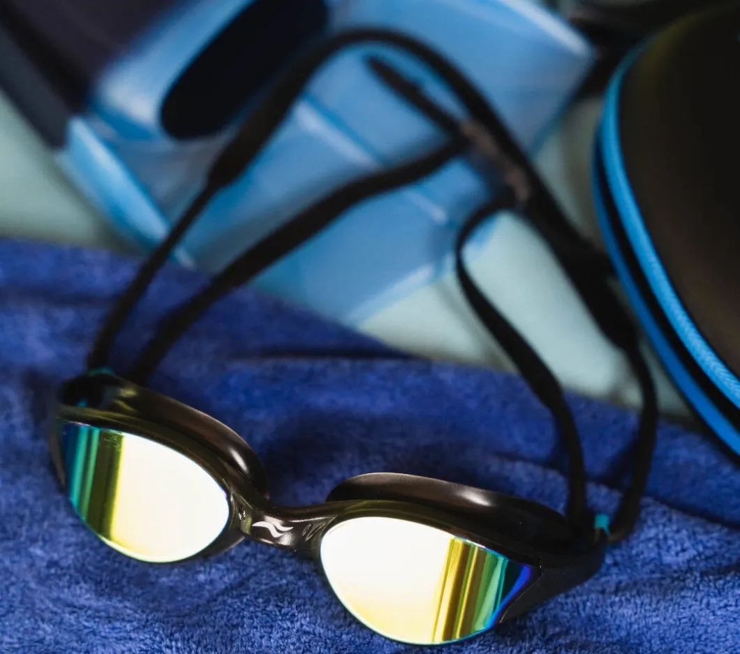 Lustrzane okulary pływackie Aqua Speed Vortex Mirror 07 - czarne