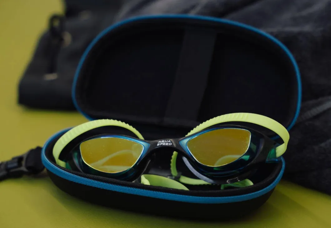 Lustrzane okulary pływackie Aqua Speed Xeno Mirror 38 - zielone