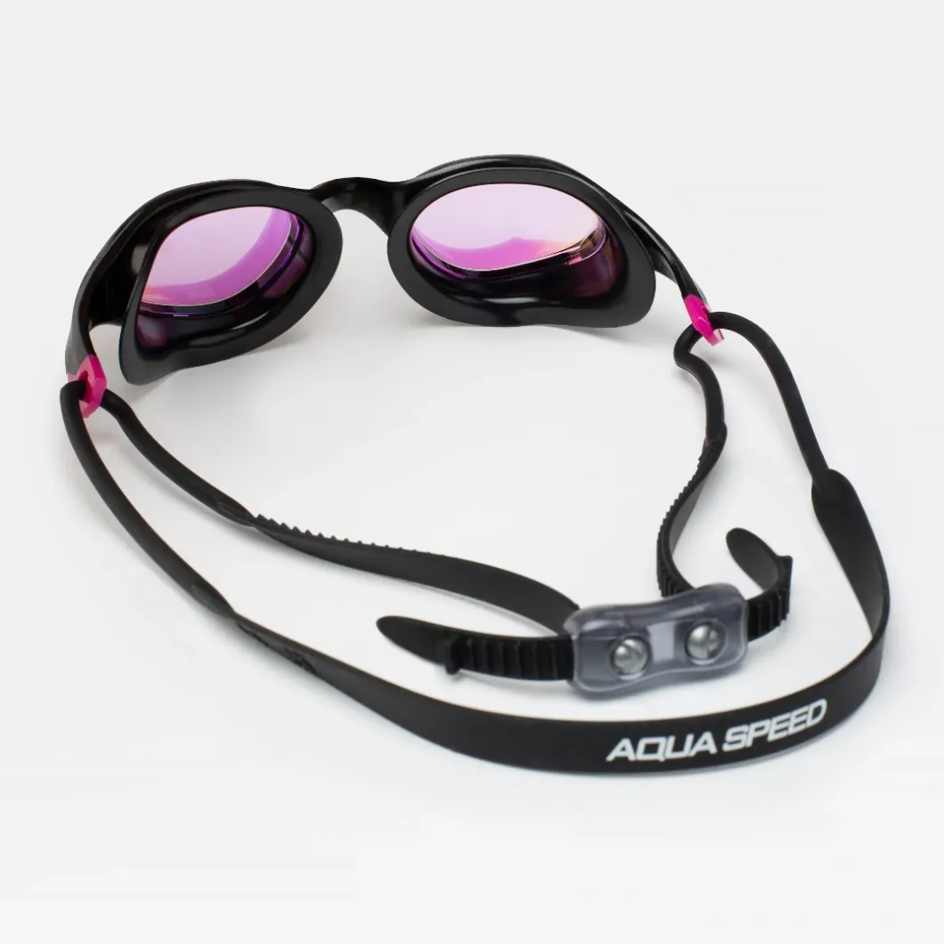 Lustrzane okulary pływackie Aqua Speed Vortex Mirror 79 - czarne