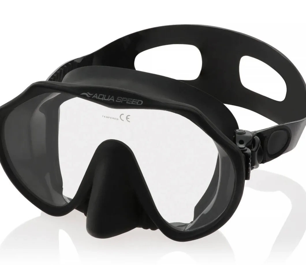 Maska do nurkowania Aqua Speed Amati 2.0 07B - czarna