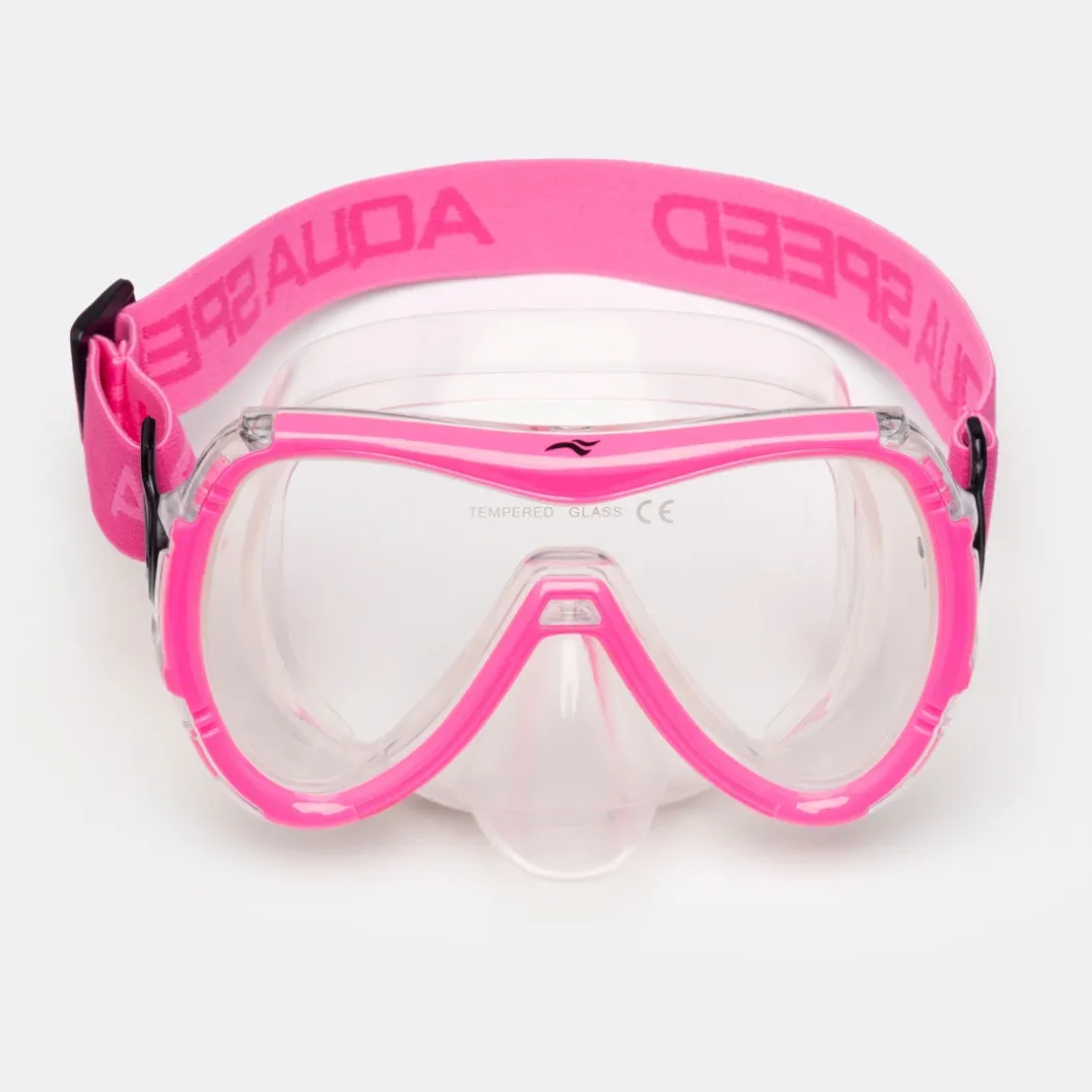 Maska do nurkowania Aqua Speed Ray FS 03 - różowa