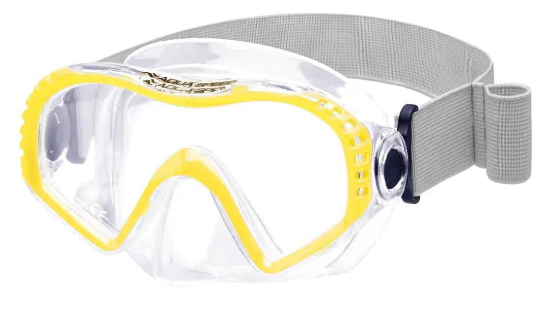 Maska do nurkowania Aqua Speed Echo dla dzieci 18 - żółto/szara