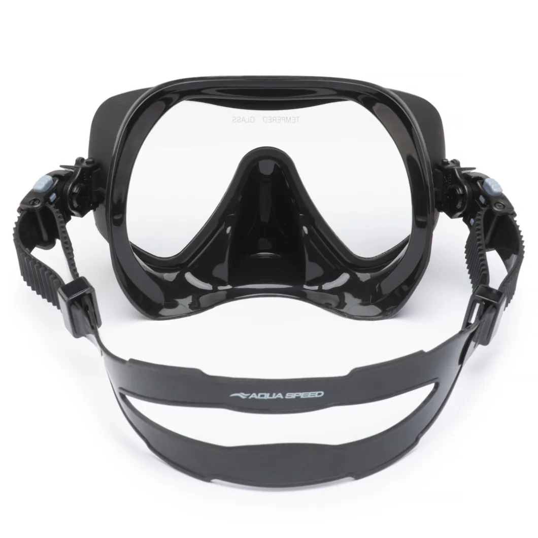 Maska do nurkowania Aqua Speed Manta Nano Anti-Fog kol. 07 - czarna