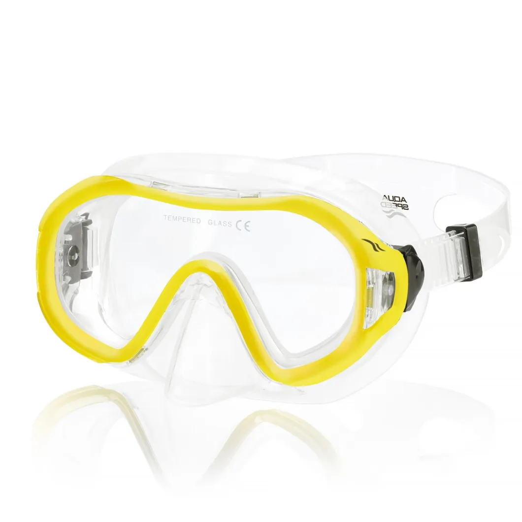 Maska do nurkowania Aqua Speed Junior kol. 18 - żółta