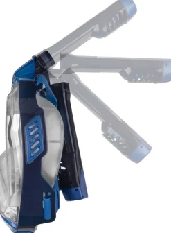 Maska do nurkowania snorkelingu pełnotwarzowa Aqua Speed Veifa ZX 01 - niebieska