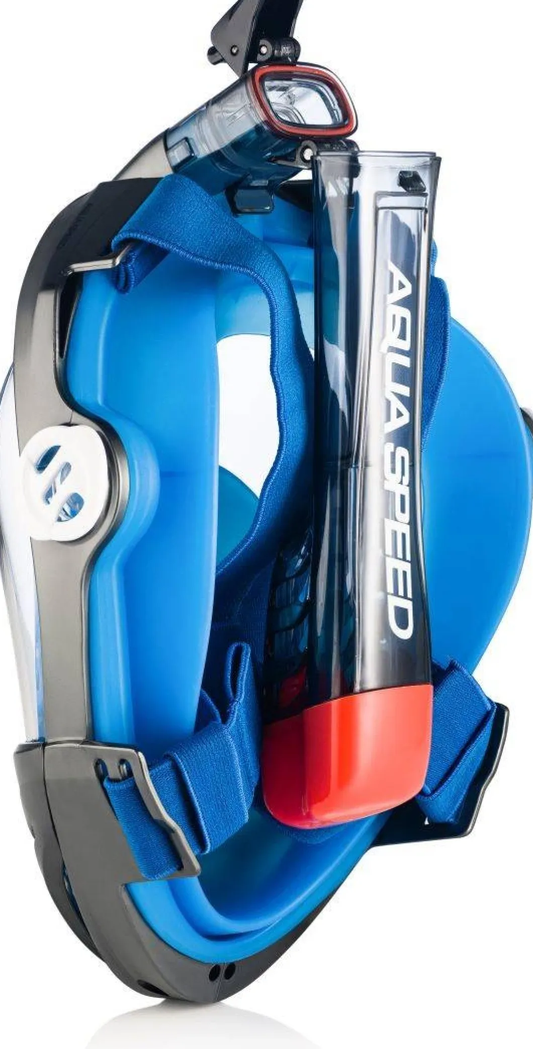 Maska do snorkelingu pełnotwarzowa Aqua Speed Brizo 01 - grafitowa