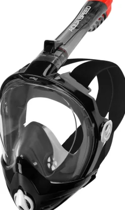 Maska do snorkelingu pełnotwarzowa Aqua Speed Brizo 07 - czarna