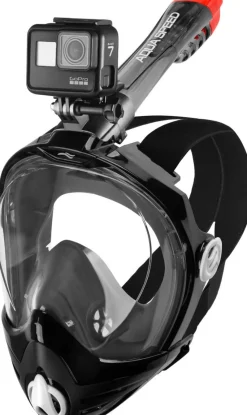Maska do snorkelingu pełnotwarzowa Aqua Speed Brizo 07 - czarna