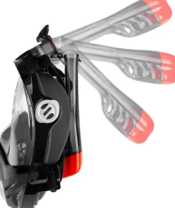 Maska do snorkelingu pełnotwarzowa Aqua Speed Brizo 07 - czarna