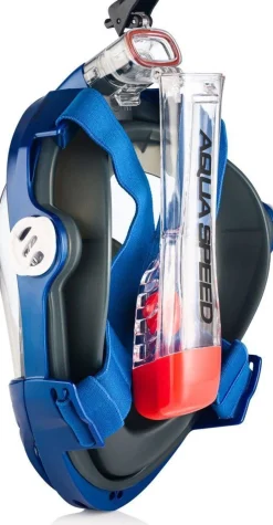 Maska do snorkelingu pełnotwarzowa Aqua Speed Brizo 11 - niebieska