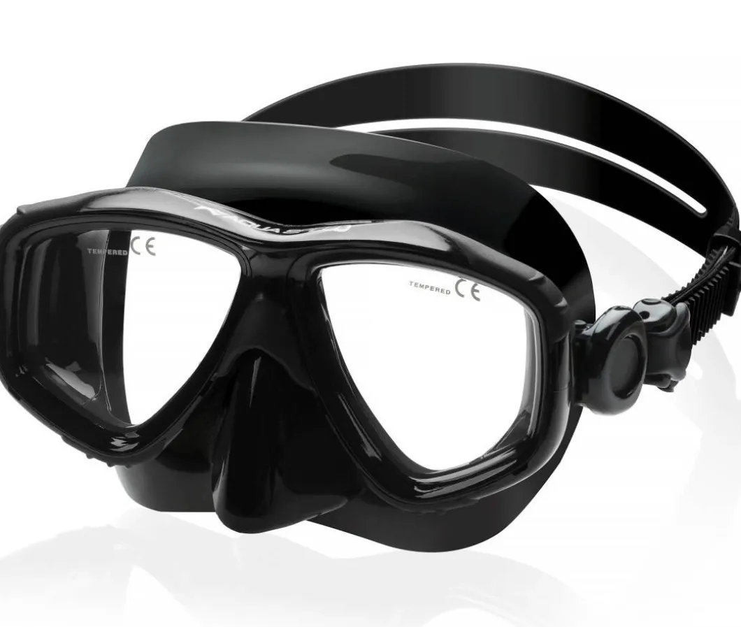 Maska korekcyjna do nurkowania Aqua Speed Vison 07B - czarna