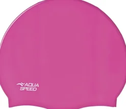 Mocno rozciągliwy czepek pływacki z silikonu Aqua Speed Mono 29 - różowy