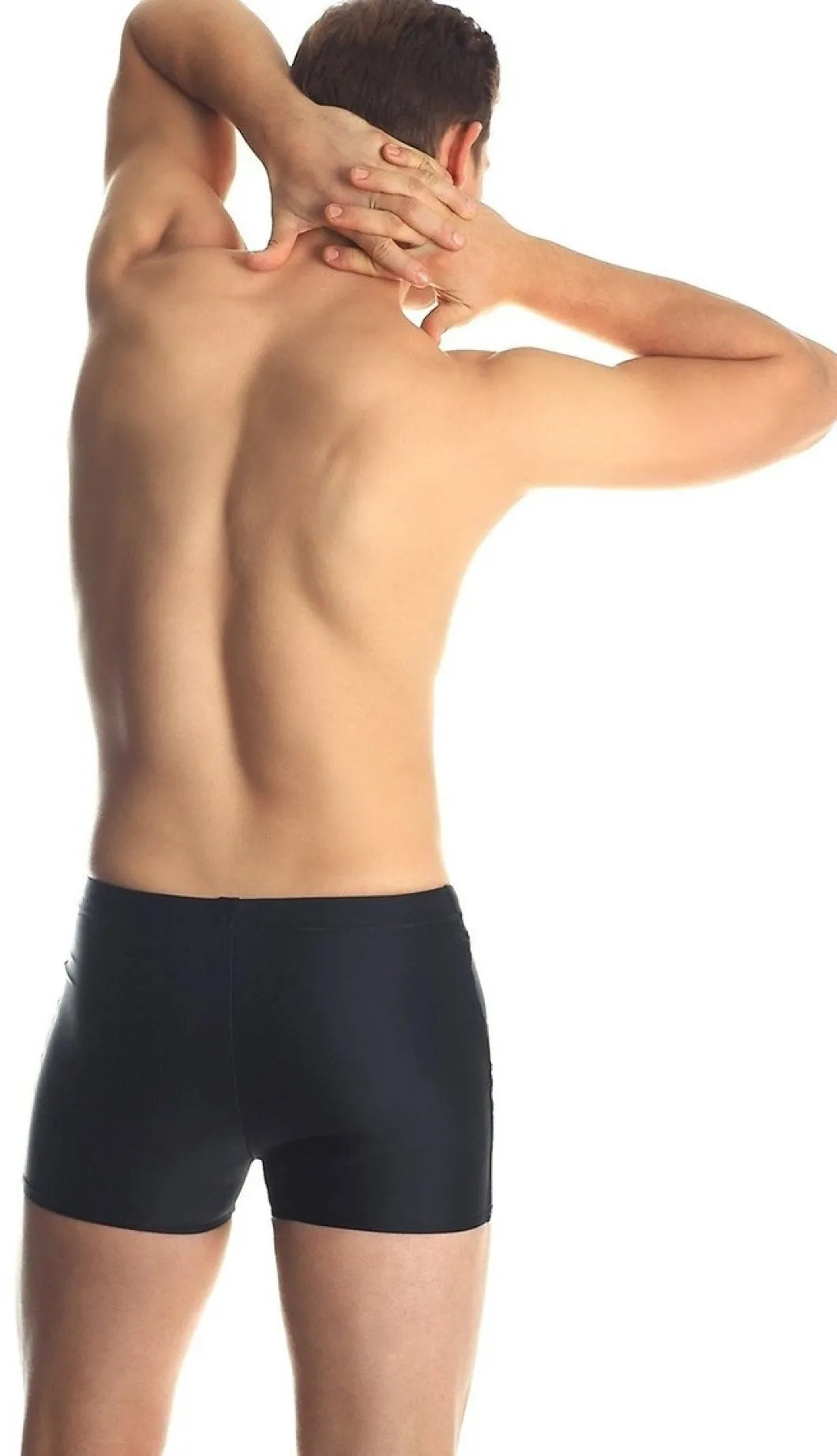 Męskie spodenki pływackie Aqua Speed Sasha 13 - czarne
