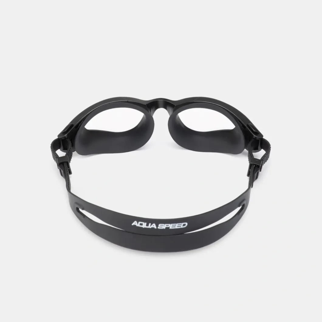 Okulary pływackie Aqua Speed Aurora Nano Anti-Fog kol.07 - czarne -bezbarwne szkła